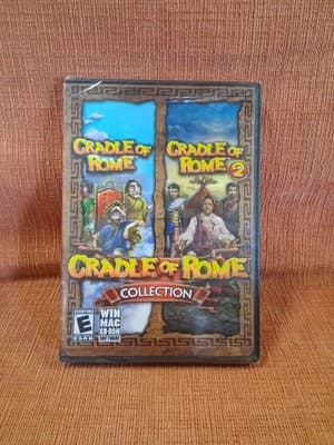 Cradle Of Rome 1 & 2 BRAND NEW Game Collection PC & MAC Software Computer Window