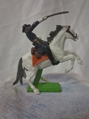 Vintage Britians 1971 Civil War Rebel Confederate Soldier Riding Horse - Thumbnail 2