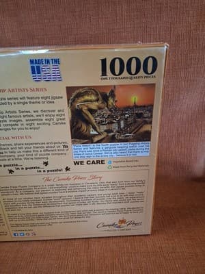 Camike Press Puzzle Co. 1000 Pieces PARIS WATCH Made USA , More Than Puzzle NEW - Thumbnail 7