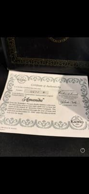 ASHTON DRAKE AMANDA THE SAILOR PORCELAIN DOLL WITH BOX & COA #4670 - Thumbnail 5