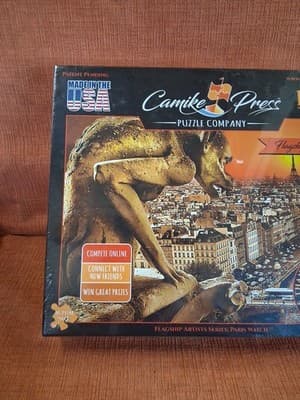 Camike Press Puzzle Co. 1000 Pieces PARIS WATCH Made USA , More Than Puzzle NEW - Thumbnail 2