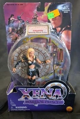 VTG 1998 Toy Biz Xena Warrior Princess Callisto Spinning Attack Action Figure