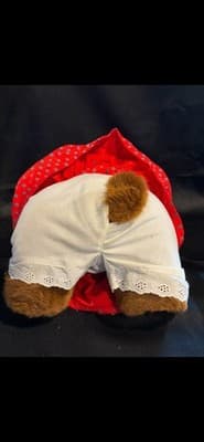 Wood Bear Robert Raikes' Nicolette Christmas & Box Vntg - Thumbnail 6