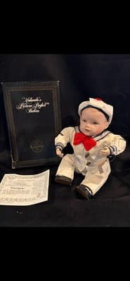 1987 Yolanda's Picture Perfect Babies MATTHEW Knowles Porcelain Doll 10” COA Box