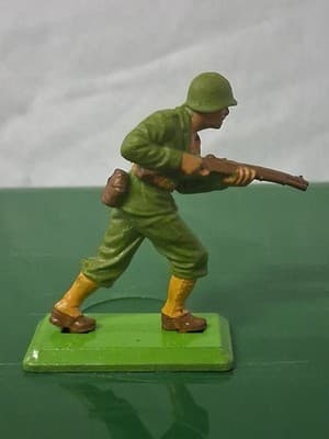 Vintage Britains LTD Deetail 1971 Toy United States Army Soldier- Rifle In Hand