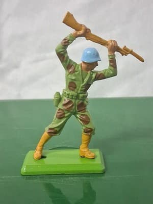 Britains Ltd Deetail 1971 American WW2 Soldiers Army Figures Made In England