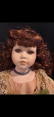 Dynasty Doll Collection Francine Porcelain Doll - Thumbnail 2