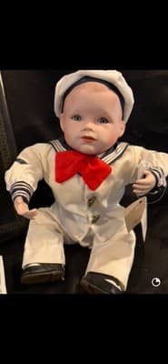 1987 Yolanda's Picture Perfect Babies MATTHEW Knowles Porcelain Doll 10” COA Box - Thumbnail 2