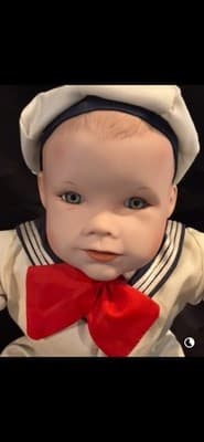 1987 Yolanda's Picture Perfect Babies MATTHEW Knowles Porcelain Doll 10” COA Box - Thumbnail 3