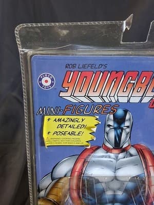 Rob Liefeld's Youngblood Die Hard and Link Mini Figures Placo Toys 1995 NEW NIP - Thumbnail 5