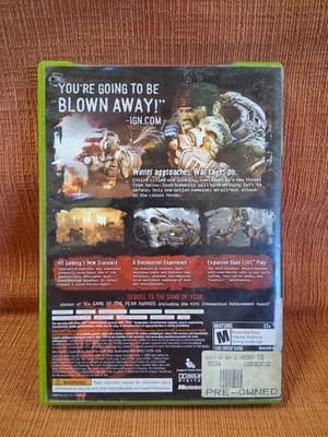 Gears of War 2 Xbox 360 With Manual, Dmg Case - Thumbnail 3