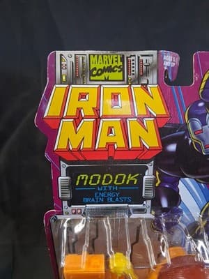Marvel Comics Iron Man MODOK Vintage Action Figure 1995 ToyBiz Sealed - Thumbnail 2