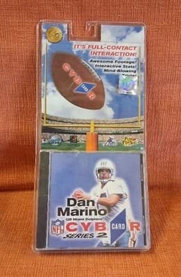 DAN MARINO Cyber Card Series 2 CD ROM NFL Miami Dolphins 1997 Vintage NEW