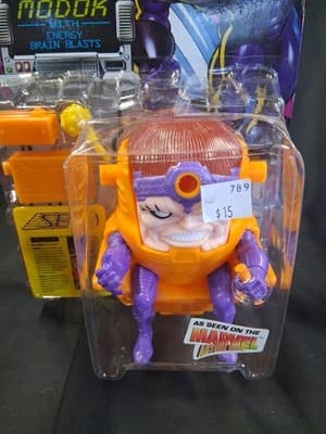 Marvel Comics Iron Man MODOK Vintage Action Figure 1995 ToyBiz Sealed - Thumbnail 4