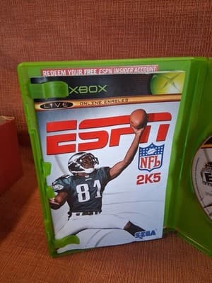 XBOX ESPN 2K5 NFL 2K5 With Manual Og, Eagles Cover 🦅🏈 - Thumbnail 4