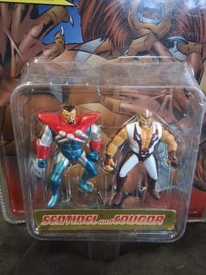 Youngblood Mini Action Figures and Comic Sentinel & Cougar - Thumbnail 2
