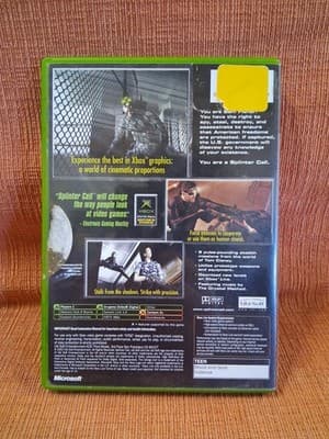 Tom Clancy's Splinter Cell (Microsoft Xbox, 2002)- No Manual - Thumbnail 2
