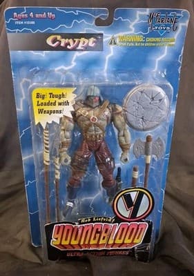 Mcfarlane Toys Youngblood by Rob Liefeld's Series 1 Crypt Ultra Action Figure