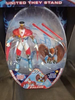 NEW TOY BIZ AVENGERS UNITED THEY STAND FALCON PACKAGE WITH REDWING FIGURE! e4 - Thumbnail 2