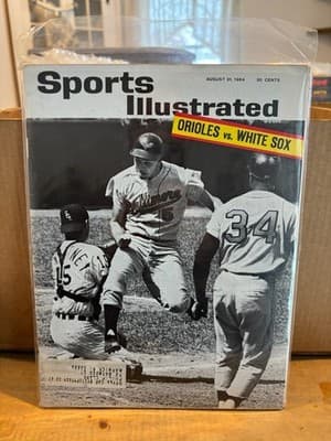 1964 Sports Illustrated magazine baseball Brooks Robinson Baltimore Orioles VG