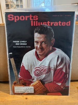 1963 January 28, Sports Illustrated Magazine, Howie Young Detriot (CP217)