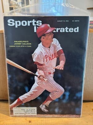 Sports Illustrated Magazine - August 1964 Issue w Johnny Callison Phillies Cover
