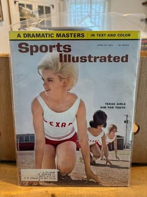 Sports Illustrated Magazine April 20, 1964 - The Texas Girls Aim For Tokyo