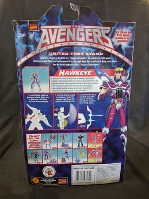 NEW THE AVENGERS UNITED THEY STAND HAWKEYE ACTION FIGURE MARVEL TOYBIZ 1999! S6 - Thumbnail 5