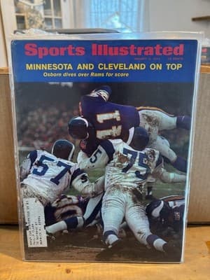 1970 January 5 Sports Illustrated Magazine Minnesota And Cleveland (CP412)