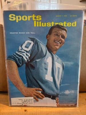 August 17, 1964 Rookie Don Trull Sports Illustrated Vg