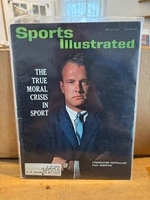 M2 1963 PAUL HORNUNG PACKERS NOTRE DAME Sports Illustrated May 20