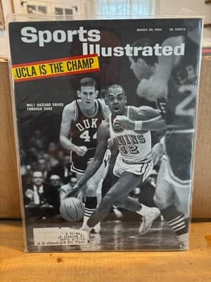 Walt Hazzard Unsigned Sports Illustrated- Mar 30 1964