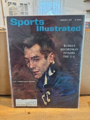 1963 February 4 Sports Illustrated Magazine Russia Recordman Invades Us (MH615)