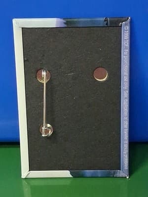 "You'll Never Know What Bit You" Lake Placid 1999 Movie Promo Button Pin-Back - Thumbnail 2