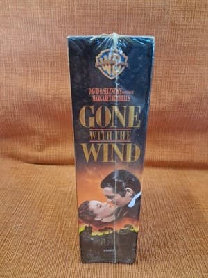 NEW SEALED 2-TAPE VHS MOVIE - GONE WITH THE WIND - CLARK GABLE (1939) - Thumbnail 4