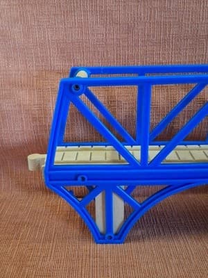 Thomas & Friends Sodor Suspension Bridge - Blue Vintage Train Accessory - Thumbnail 5