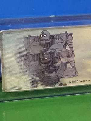 Vtg The Iron Giant Promotional Warner Bros Keychain Lenticular Holographic Rare* - Thumbnail 6