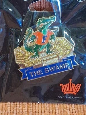 Florida Gators Pin RARE University of Florida The Swamp Stadium College Sealed - Thumbnail 2