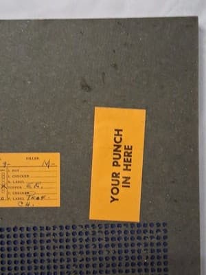 Vintage "Professor Charley" 25-Cent 1000 Hole 12" Punch Board Game #1 - Thumbnail 8