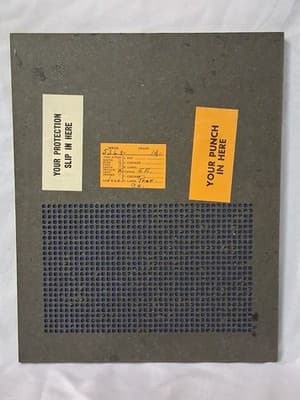 Vintage "Professor Charley" 25-Cent 1000 Hole 12" Punch Board Game #1 - Thumbnail 6
