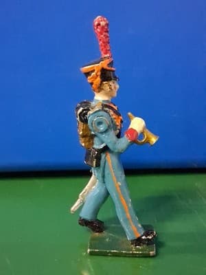 VINTAGE PRE WAR MADE IN UK MMM SOLDIER HAND PAINTED FIGURINE 🤺🪖 RARE - Thumbnail 3