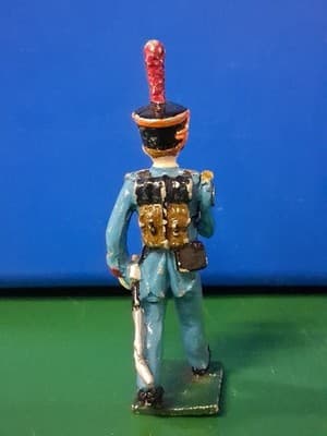 VINTAGE PRE WAR MADE IN UK MMM SOLDIER HAND PAINTED FIGURINE 🤺🪖 RARE - Thumbnail 4