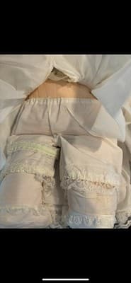 1985 Cabbage Patch Kids Wedding Bride Doll With Dress Veil Garter Vtg - Thumbnail 4
