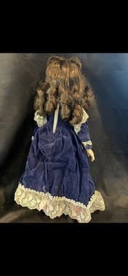 Porcelain Treasures Doll 15” Porzellan Puppe Vtg - Thumbnail 4
