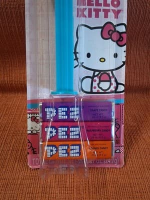 PEZ Hello Kitty Keroppi Frog Dispenser Sanrio Factory Sealed Carded Retired - Thumbnail 4