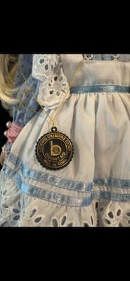 Vintage Gorham Bisque Musical Doll Alice In Wonderland Fondest Memories 1987 - Thumbnail 5