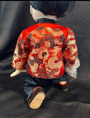 Edwin Knowles CHEN Boy of China 1989 Collectible Doll New w/Accessories - Thumbnail 7
