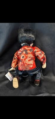 Edwin Knowles CHEN Boy of China 1989 Collectible Doll New w/Accessories - Thumbnail 13