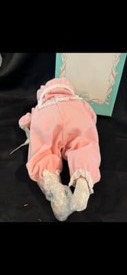 Porcelain Newborn Doll Elizabeth's Homecoming Baby Book Treasures Vtg Knowles - Thumbnail 5