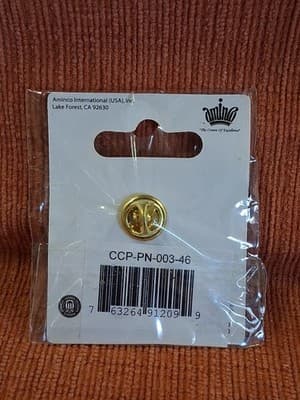 Maryland Terrapins Terps Gold Tone Basketball Aminco Pin NCAA University Sealed - Thumbnail 3